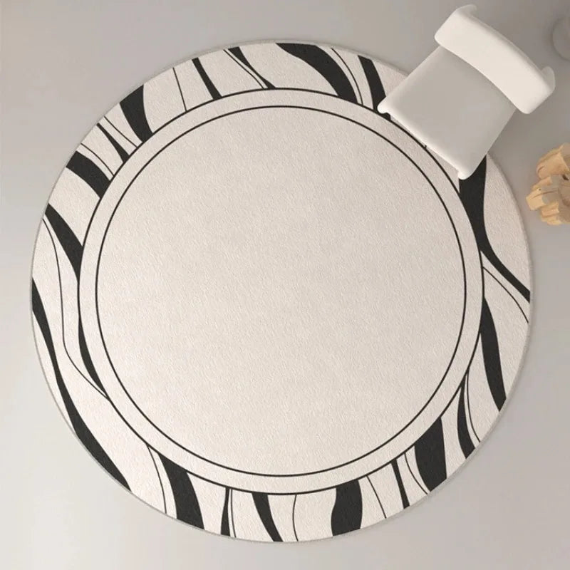 Tapete Redondo Estilo Nórdico