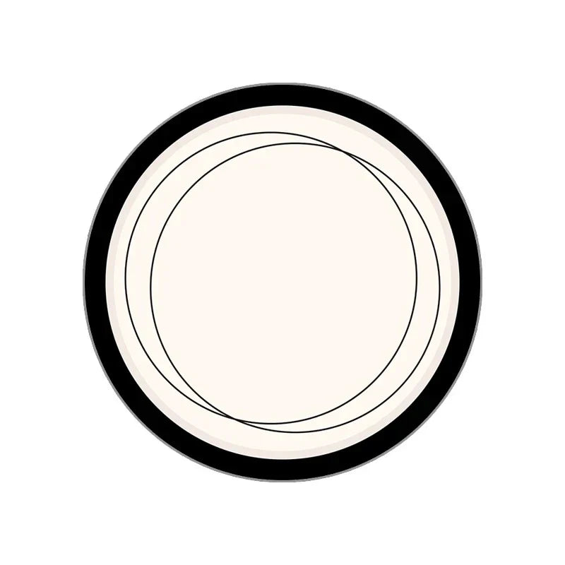 Tapete Redondo Estilo Nórdico