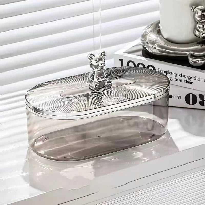 Pote Organizador com Urso Dourado