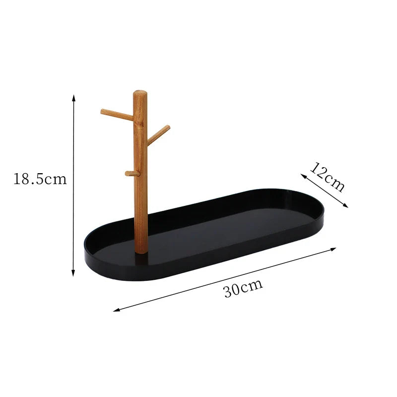 Bandeja Organizadora com Ramo de Bambu