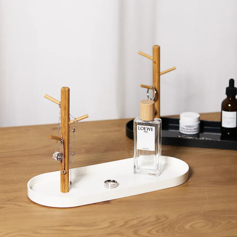 Bandeja Organizadora com Ramo de Bambu