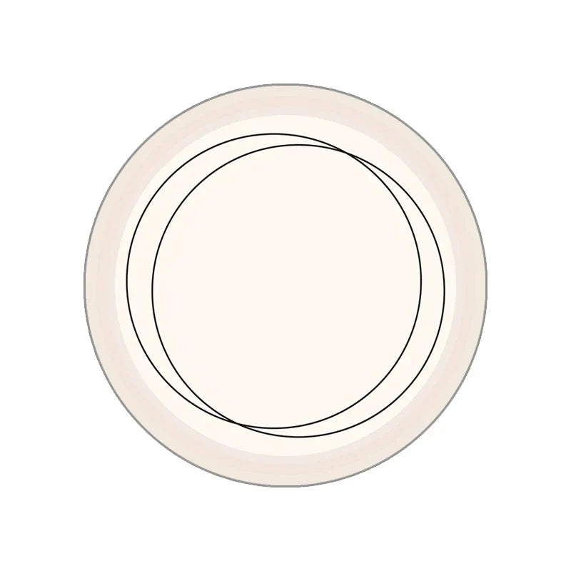 Tapete Redondo Estilo Nórdico