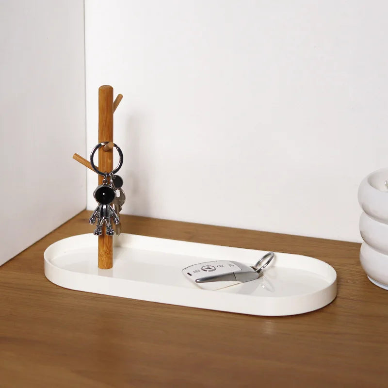 Bandeja Organizadora com Ramo de Bambu