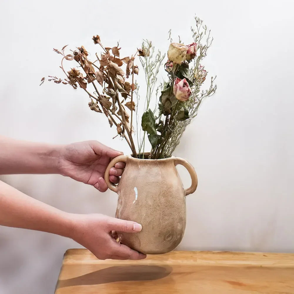 Vaso de Cerâmica Envernizada