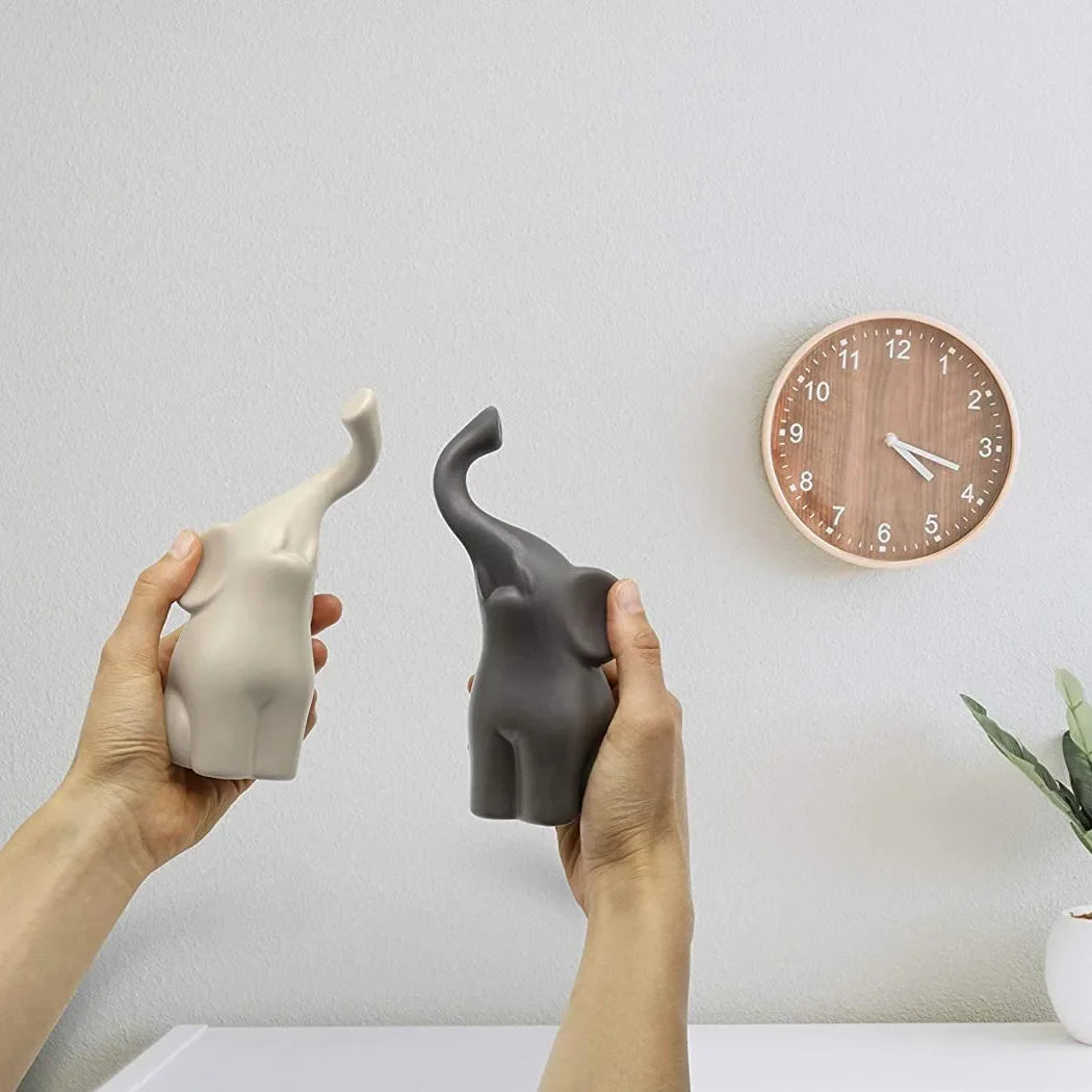 Estátua de Elefante de Cerâmica